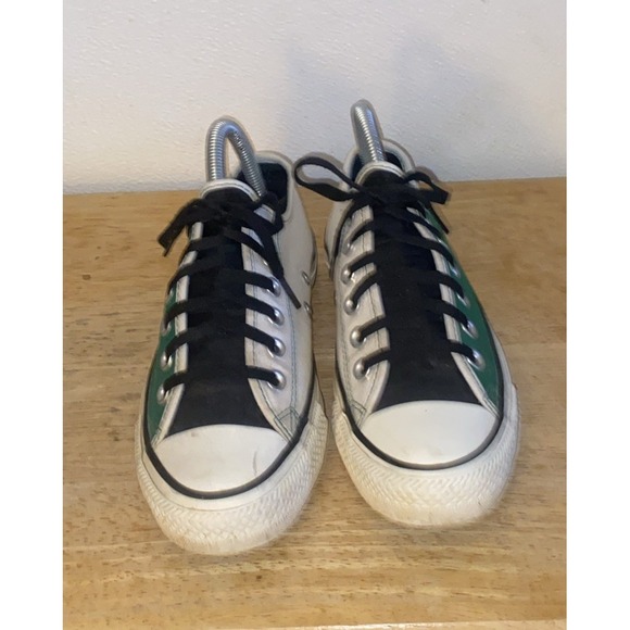 Converse All Star 152621C Green White Black‎  Shoes Sz Woman's 6.5 Men 4.5 - Picture 1 of 12
